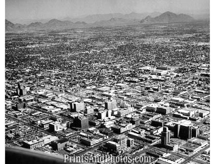 Phoenix Arizona 1950s AERIAL 1746 | High-Quality yet Affordable ...