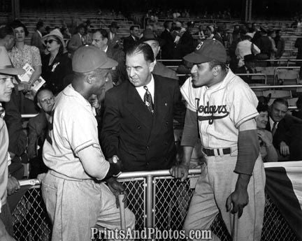 Dodgers JACKIE ROBINSON & Newcombe 2188