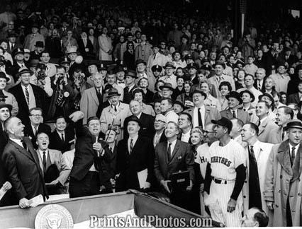 JOHN F KENNEDY 1st Pitch Senators  2826