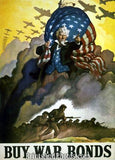 WW II Buy War Bonds  Print 4424