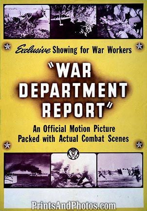 War Department Report Movie  4508