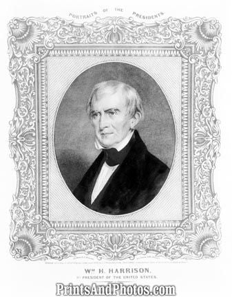 William H Harrison 9th President  4720