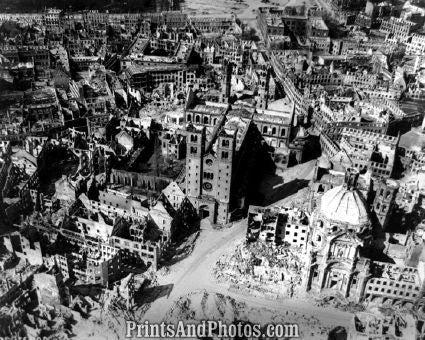 Wurzburg, Germany After Bombs  5011